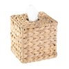 Vintiquewise Water Hyacinth Wicker Square Tissue Box Cover QI003631.SQ